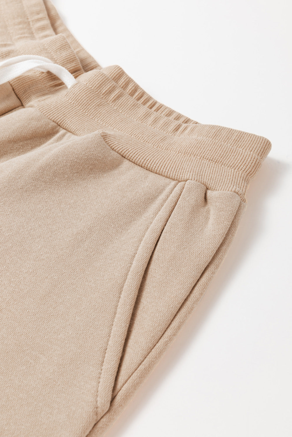 Chunky Two-Piece Hooded Sweatsuit | Pale Khaki