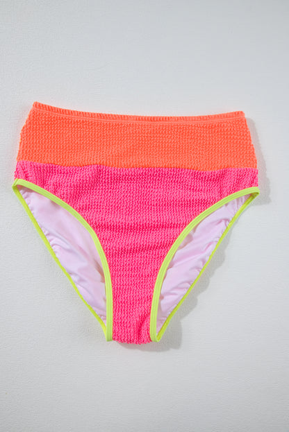 Colour Block High Waisted Sexy Bikini Set | Bonbon