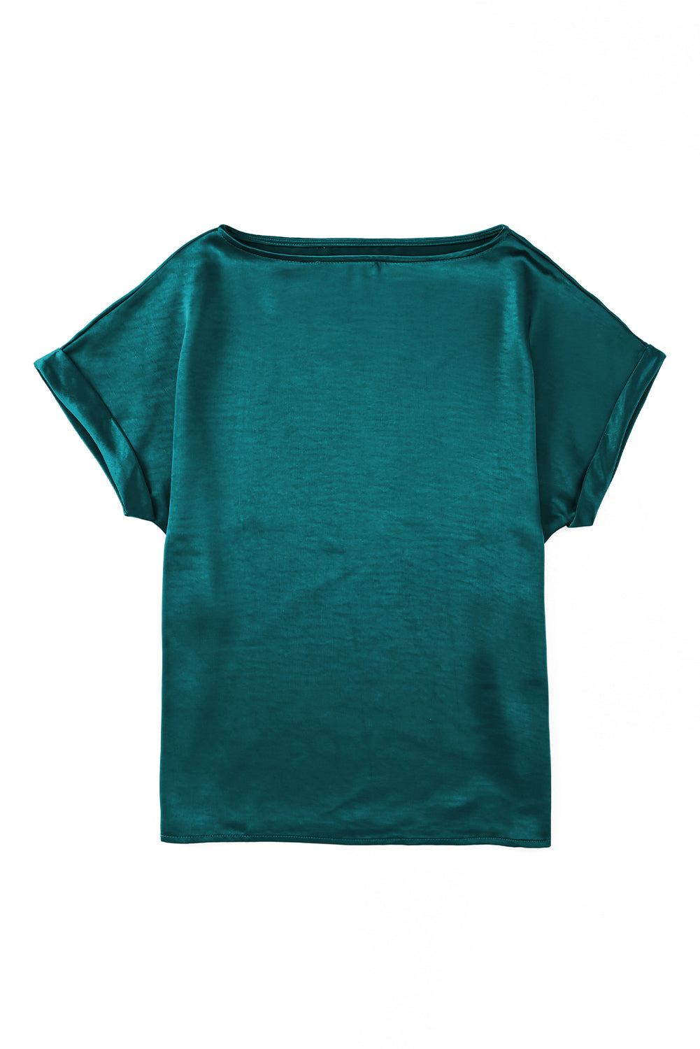 Solid Colour Short Sleeve T Shirt | Green