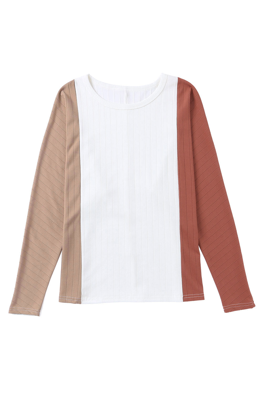 Colourblock Dolman Knit Top | Apricot