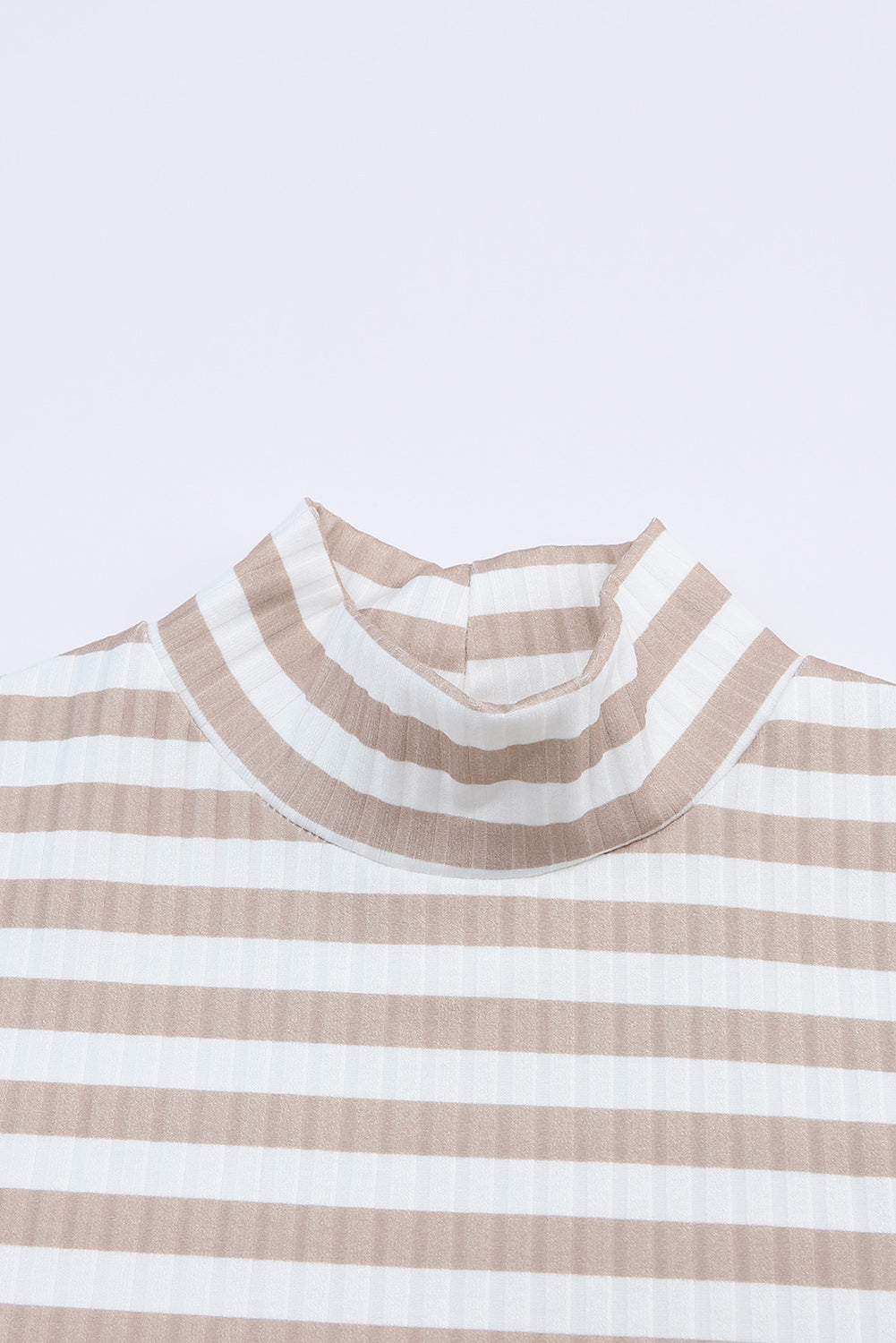 d Print Textured Knit Long Sleeve Tee | Stripe