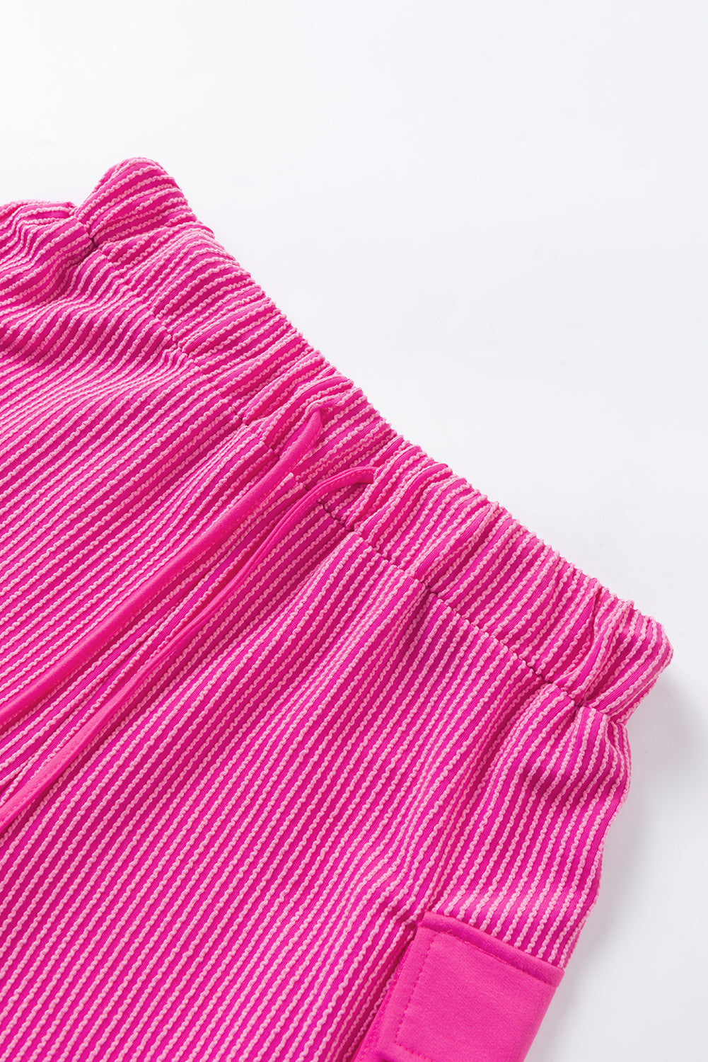 Cargo Pocket Wide-Leg Shorts | Bright Pink