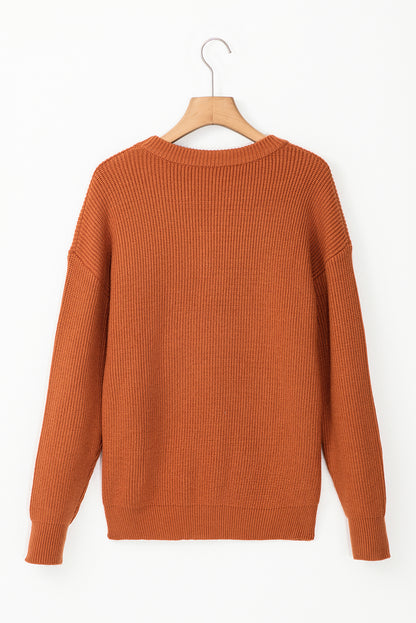 Hello Pumpkin Graphic Sweater | Flamingo