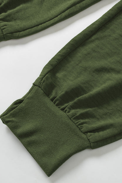 Pocketed Casual Joggers | Green