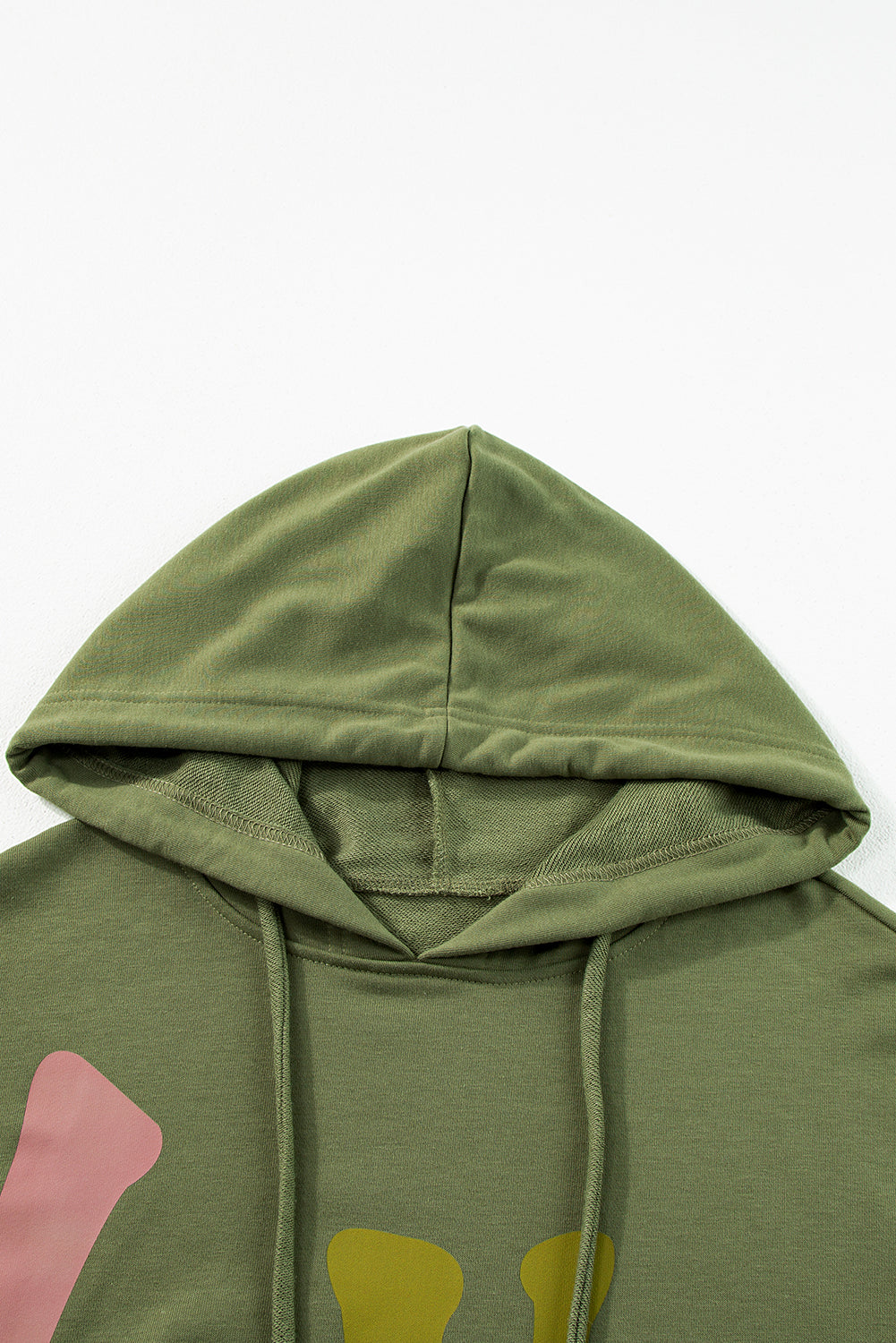 Love Letter Graphic Drop Shoulder Oversize Hoodie | Mist Green