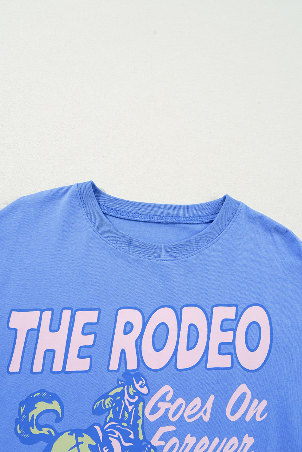 Rodeo Forever Western Graphic Tee | Sky Blue