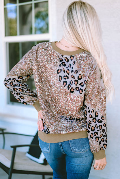 Tie Dyed Pumpkin Truck Graphic Long Sleeve Top | Leopard