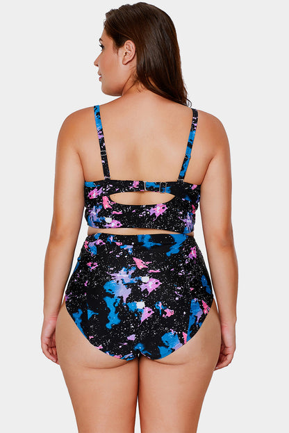 Wonderful Night Push Up High Waist Swimsuit | Multicolour