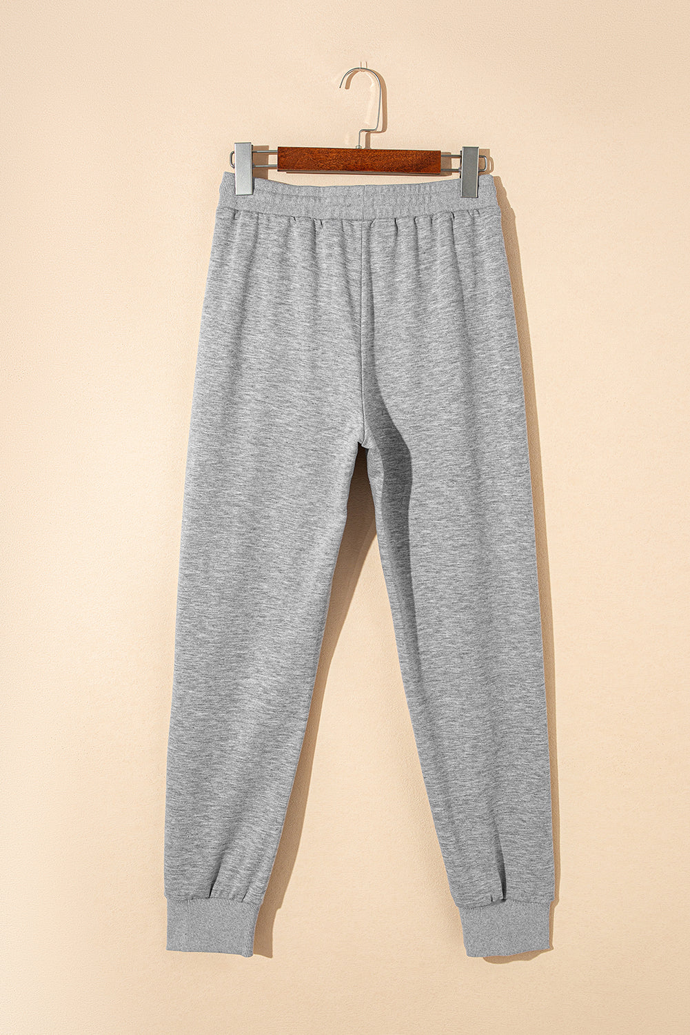 Drawstring Hoodie And High Waist Pants Lounge Set | Gray