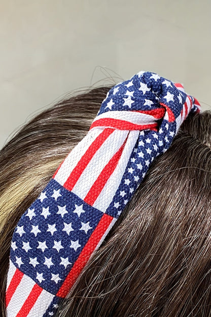 Flag Day Knotted Headband | Navy Blue