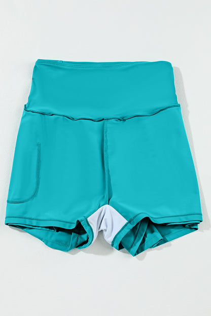 Pocketed Wide Waistband Swim Shorts | Skobeloff