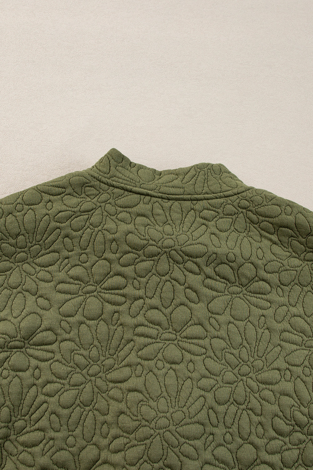 Floral Quilted Jacket | Jungle Green