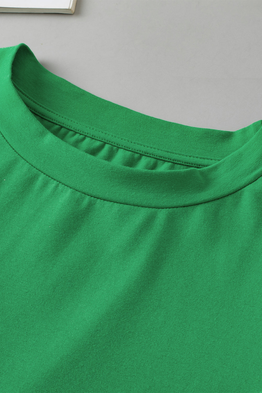 Anglaise Embroidered Puff Short Sleeve Top | Bright Green