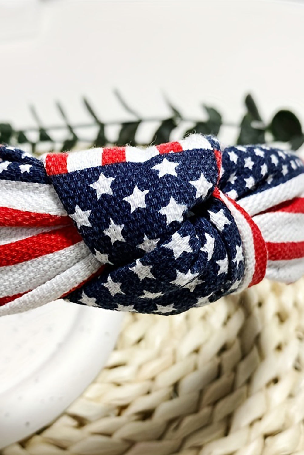 Flag Day Knotted Headband | Navy Blue