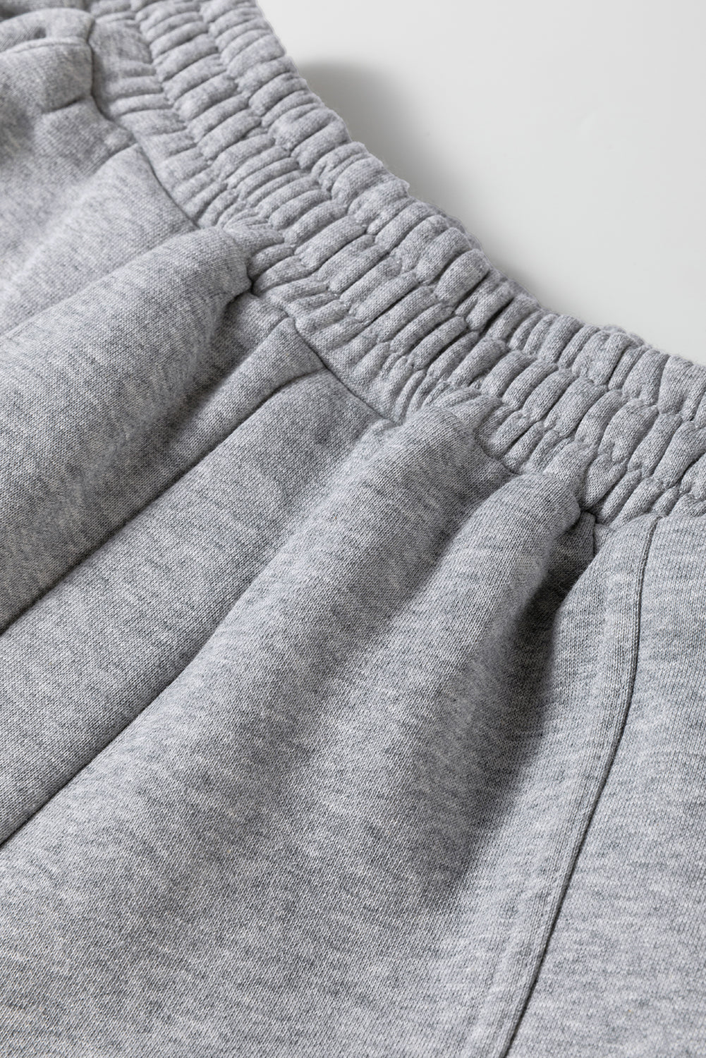 Solid Exposed Seams Hoodie And Joggers Activewear Set | Gray