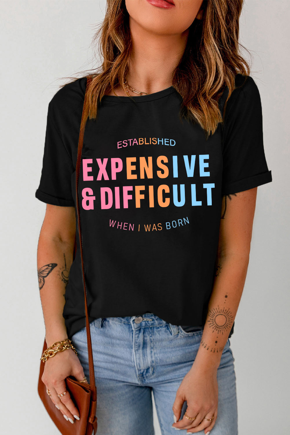 Expensive&Difficult Graphic Tee | Black