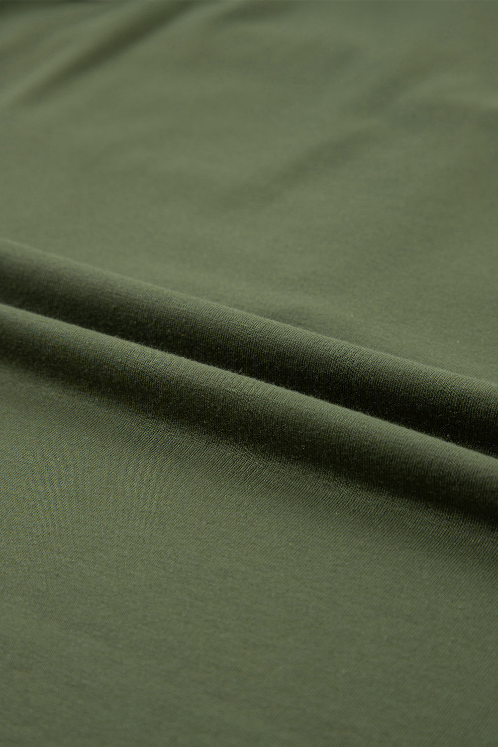 Half Button V Neck Patched Pocket Tank Top | Jungle Green