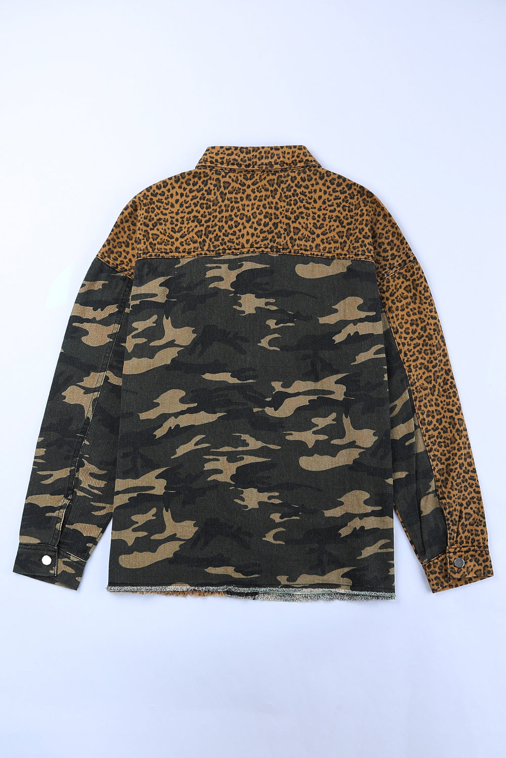 Camouflage Patchwork Jacket | Leopard