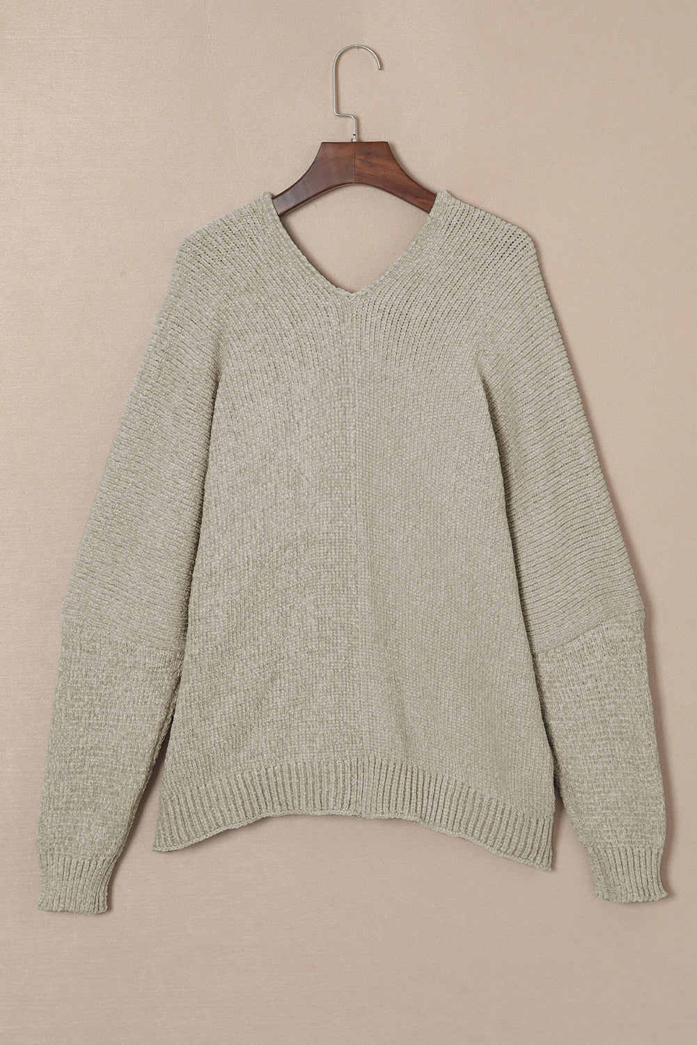 Buttons Front Pocketed Sweater Cardigan | Gray