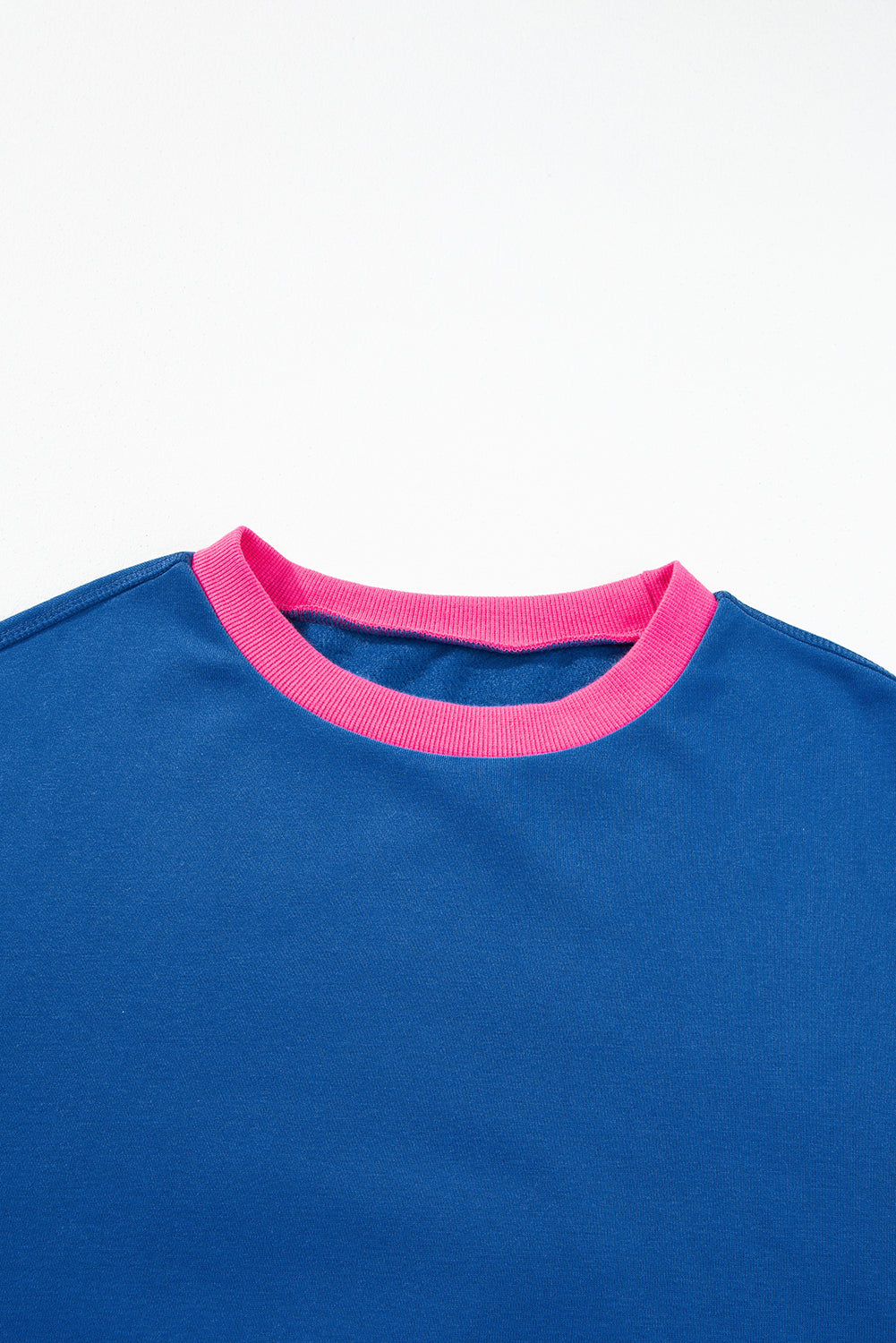 Colourblock Bubble Sleeve Sweatshirt | Blue