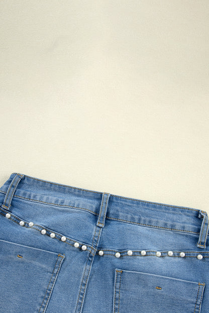 Pearl Boot Cut Denim Jeans | Dusk Blue