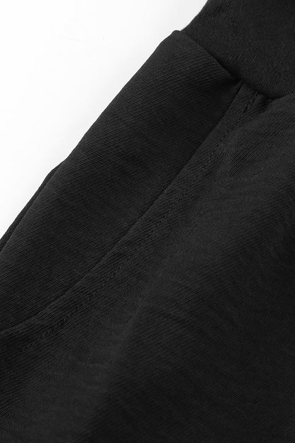 Pocketed Casual Joggers | Black