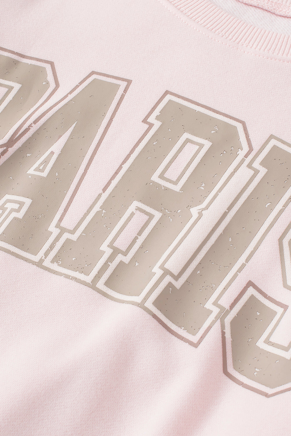 Pairs Graphic Oversized Sweatshirt | Pink