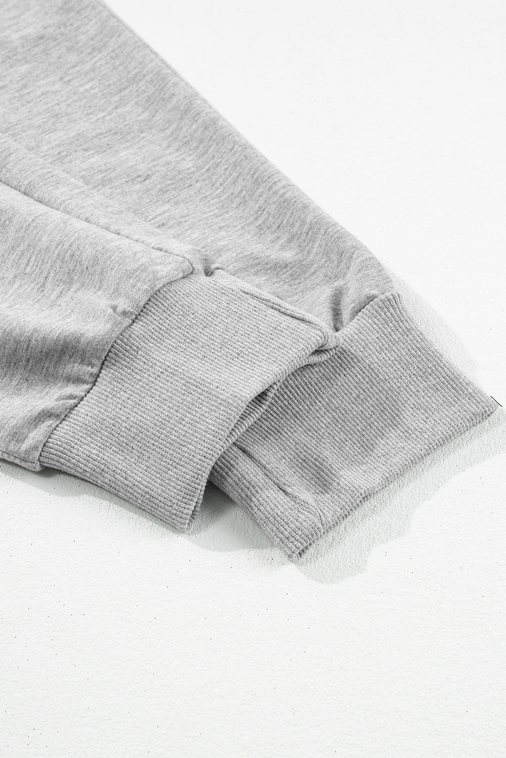 Drawstring Hoodie And High Waist Pants Lounge Set | Gray