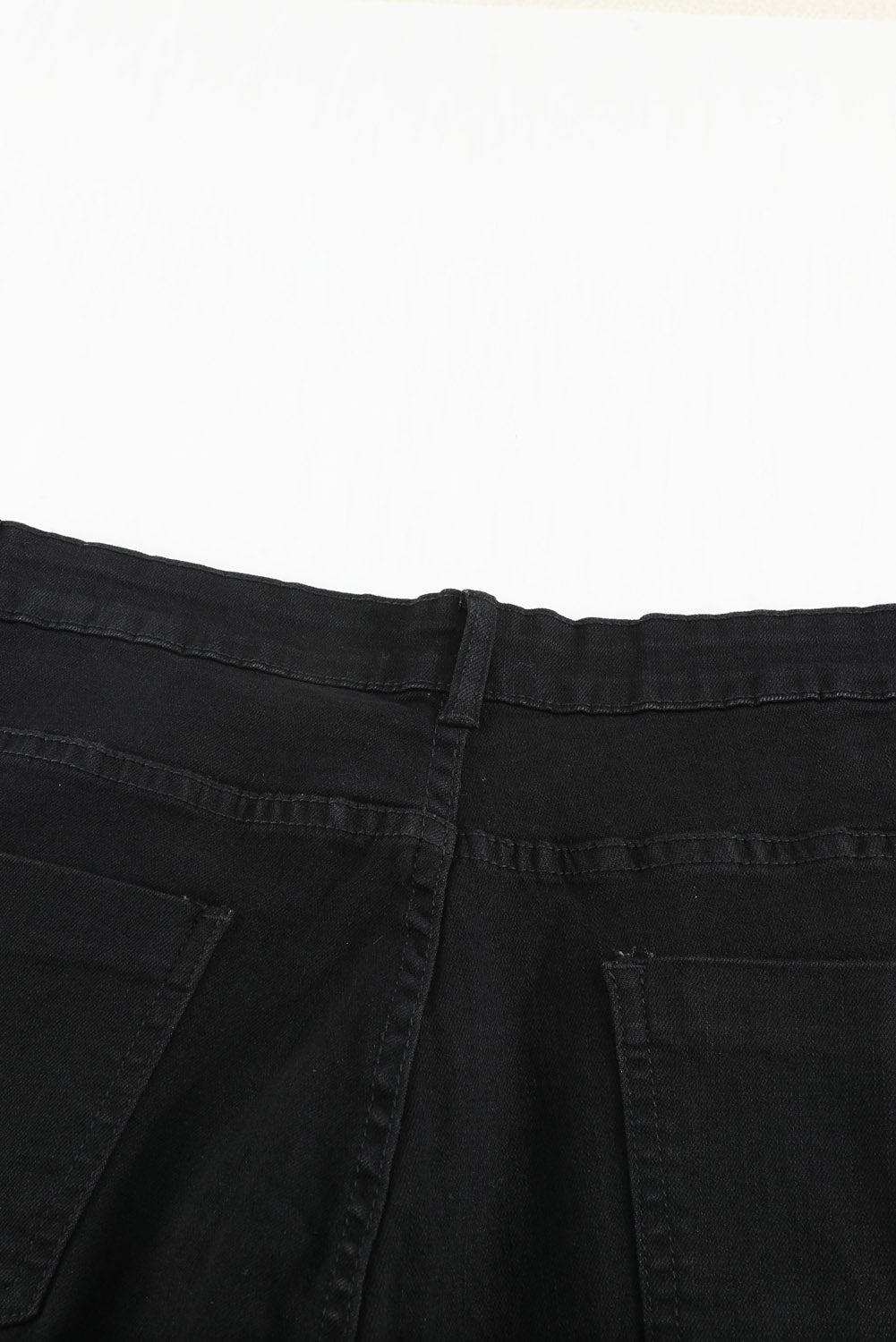 Wash Vintage Wide Leg Jeans | Black