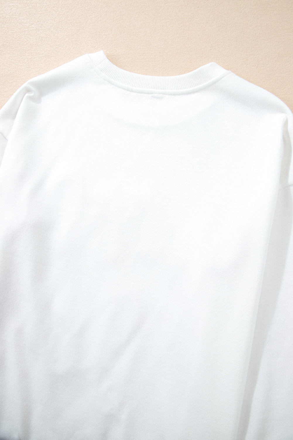 Tinsel Game Day Drop Shoulder Graphic Sweatshirt | White