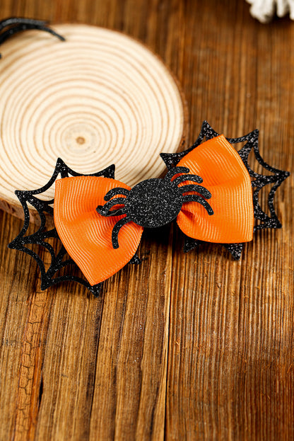 Spider Web Bowknot Halloween Hair Clip | Carrot