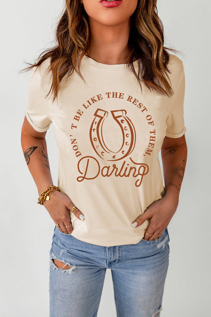 Do Not Be Like The Rest Of Them Darling Graphic Tee | Khaki