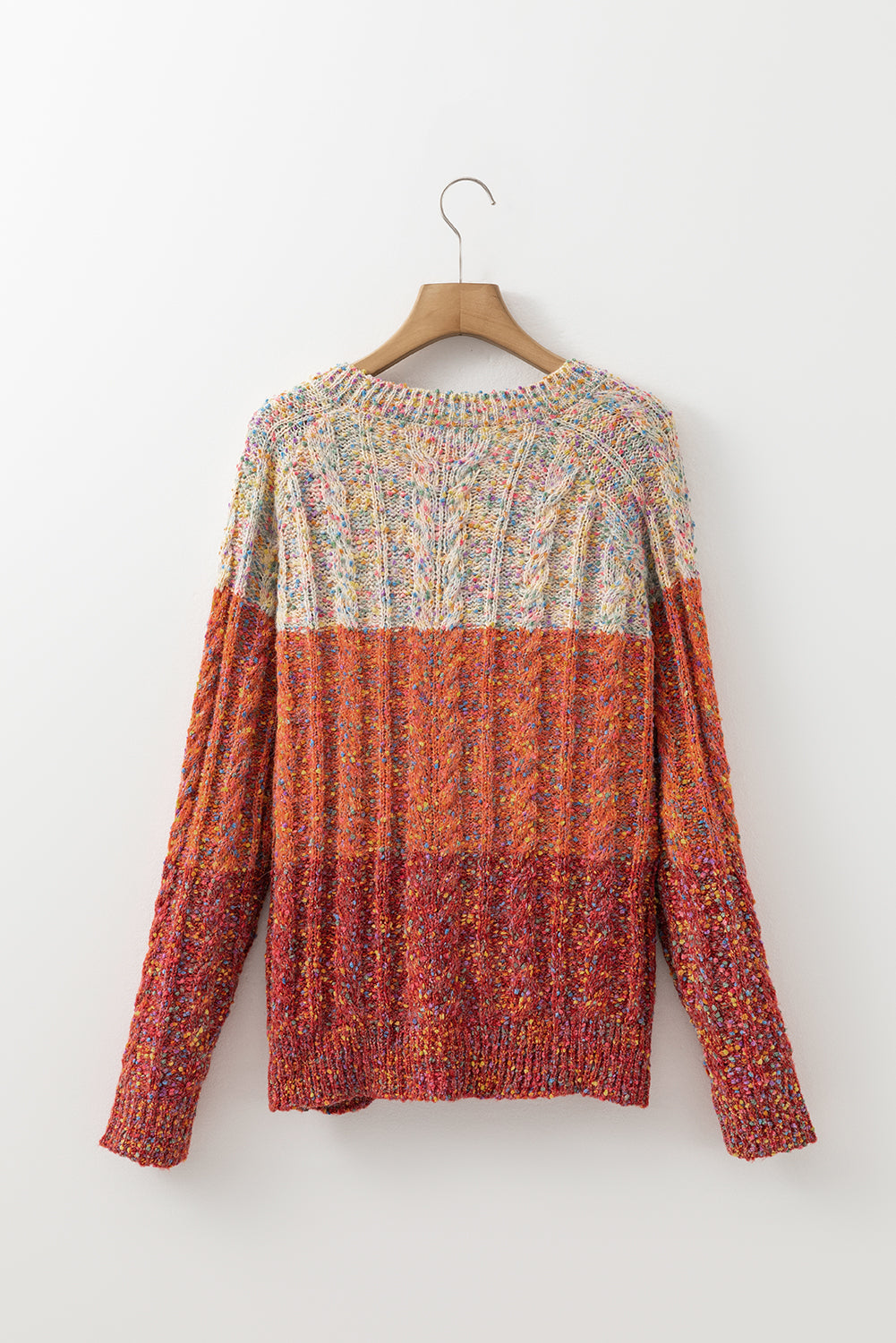 Colourful Confetti Wool Ball Knitted Sweater | Multicolour