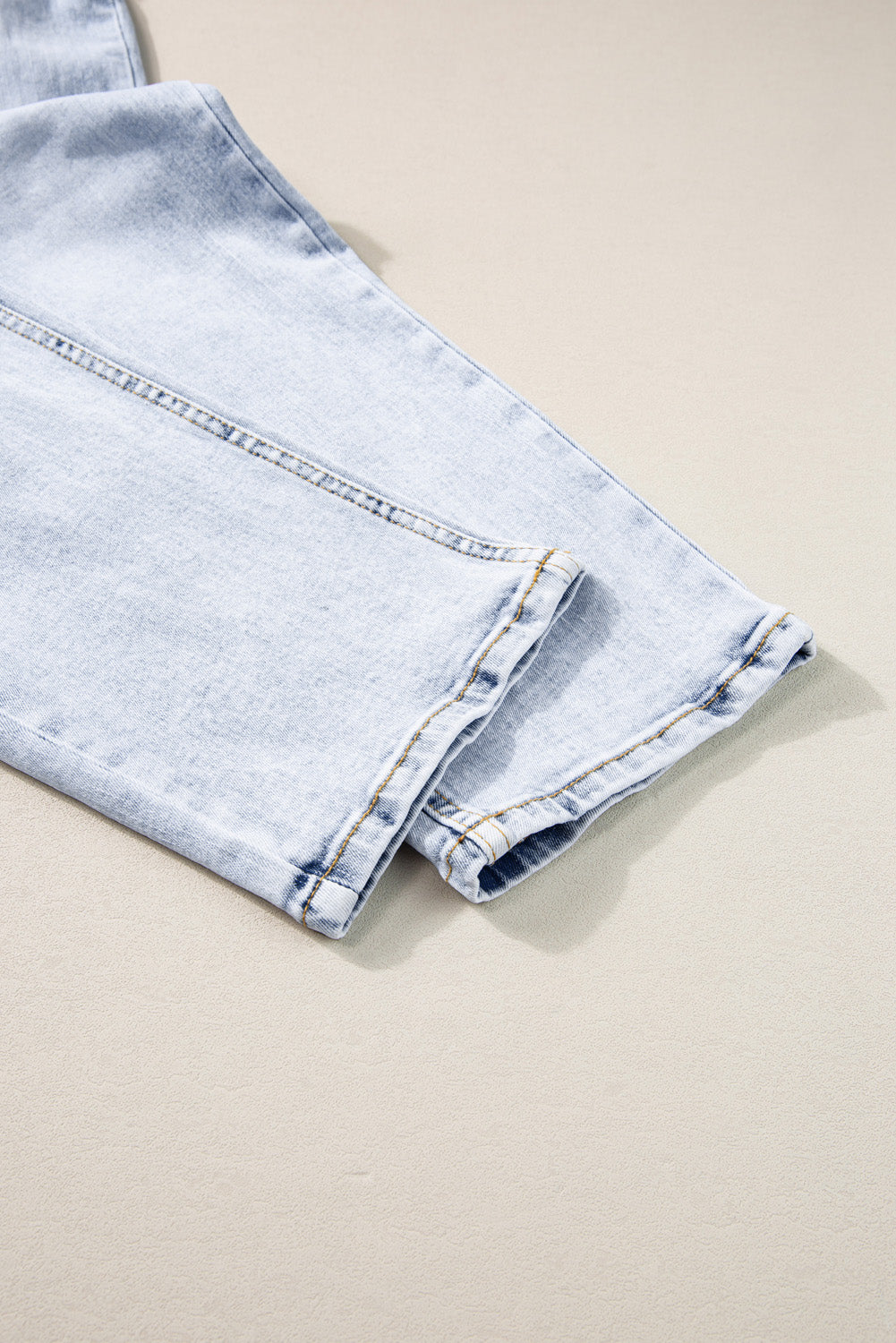 Acid Wash Straight Jeans | Beau Blue