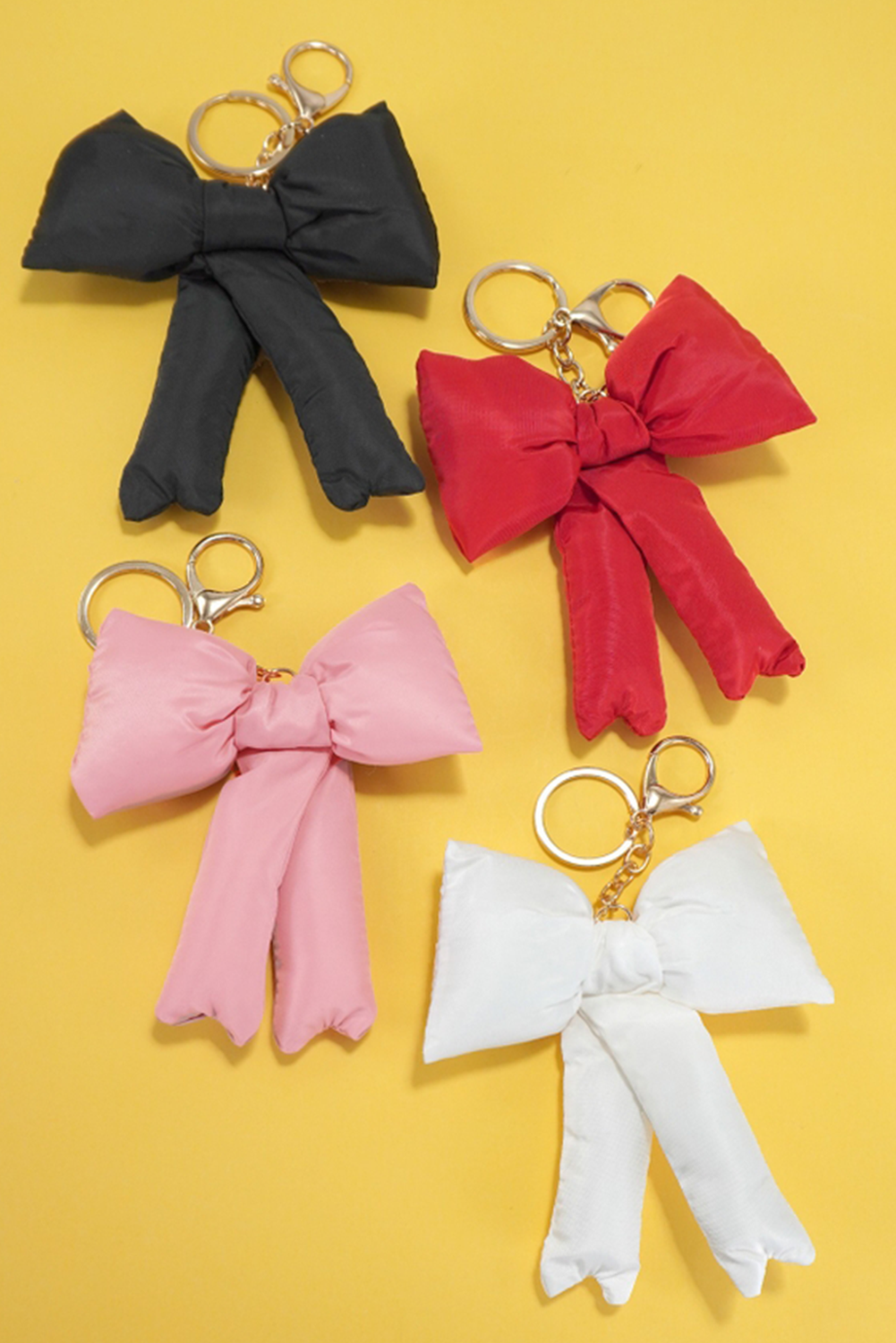 Cute 3D Bow Knot Keychain | Pink