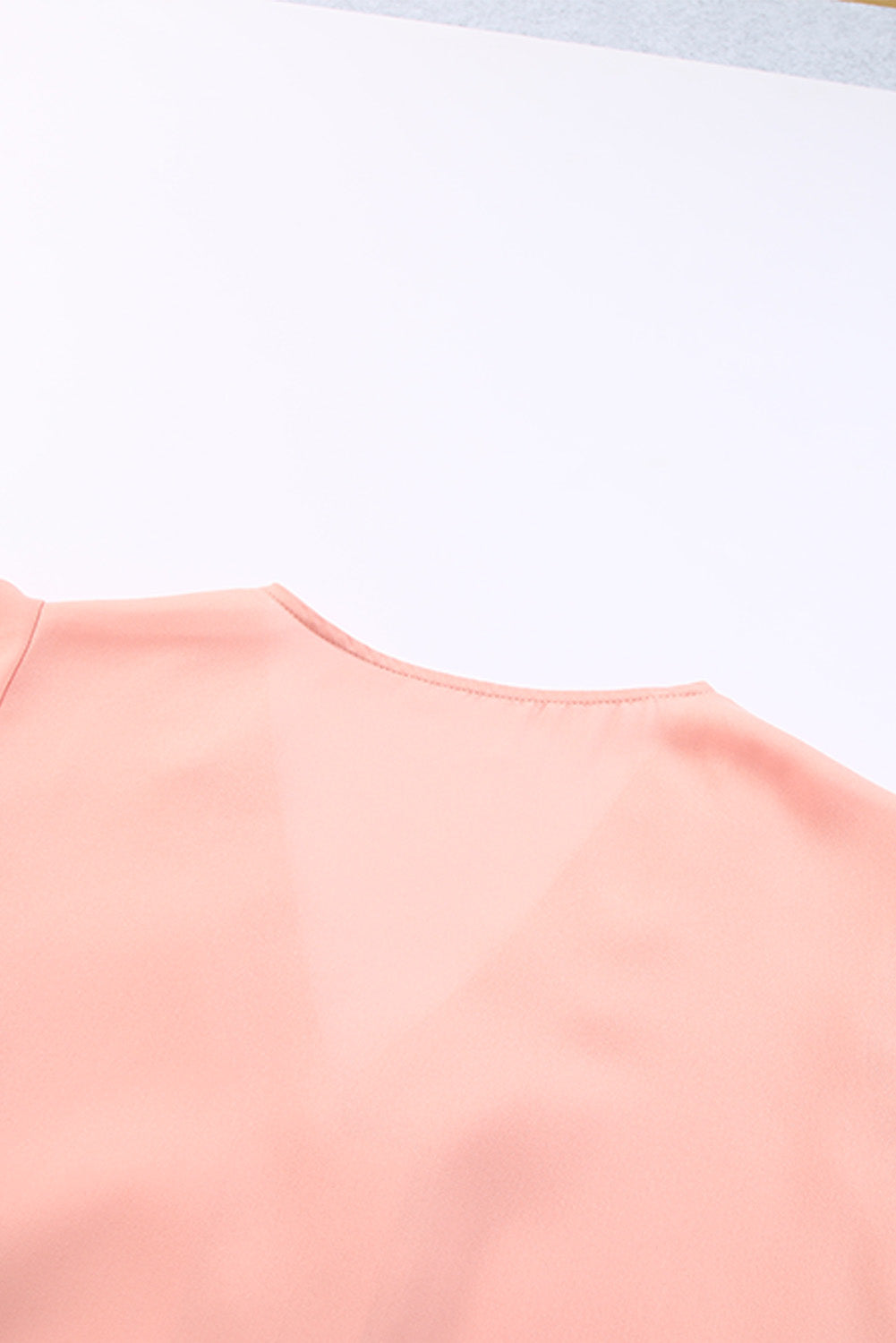 Forever Tonight Button Tie Top | Pink