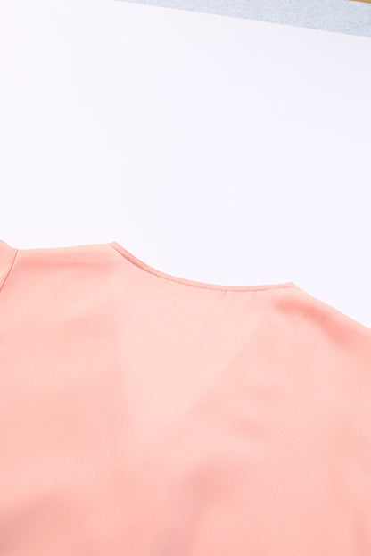 Forever Tonight Button Tie Top | Pink