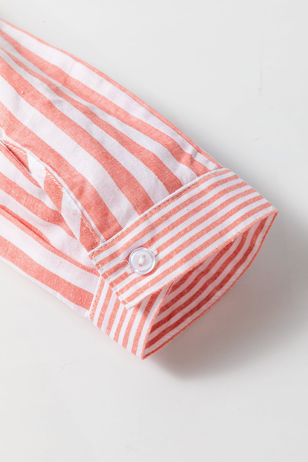 Buttoned Long Sleeve Casual Shirt | Pink Stripe