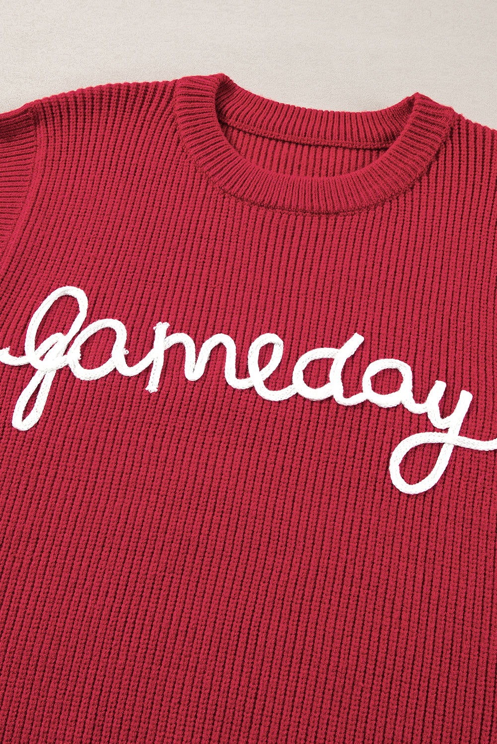 Game Day Rugby Football Season Sweater Vest | Racing Red