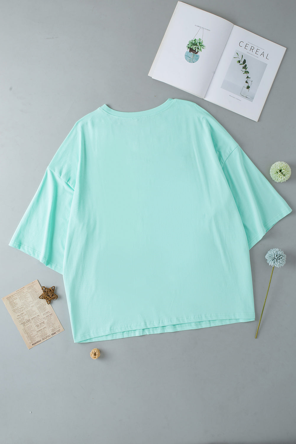 Colourblock Star Patch Plus Size Tunic | Moonlight Jade