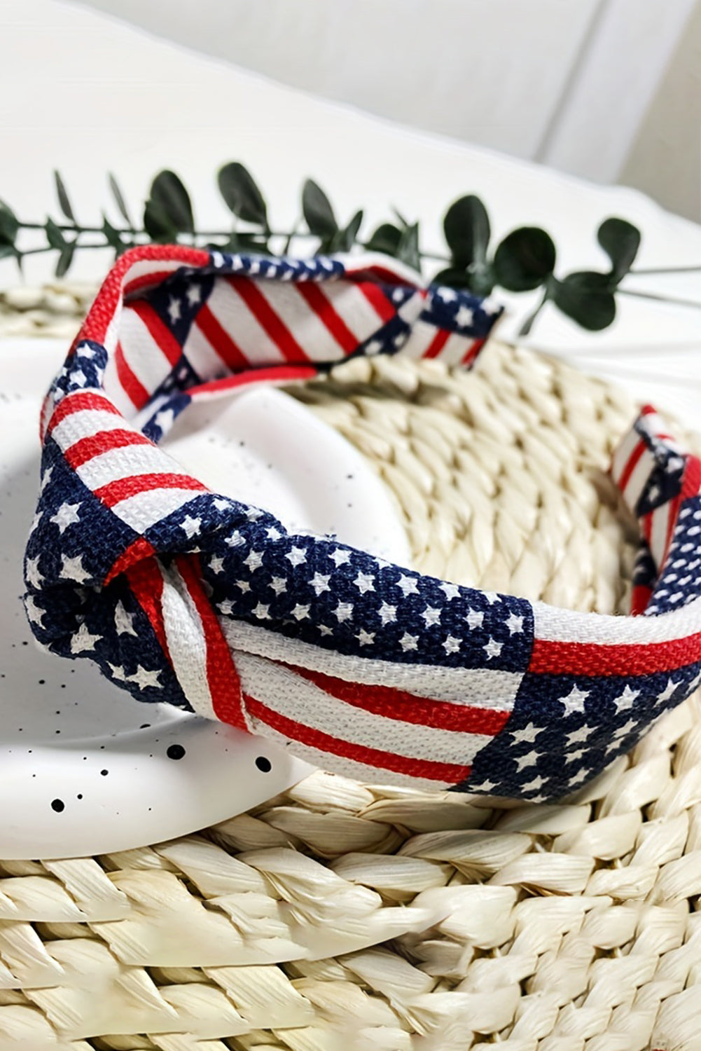 Flag Day Knotted Headband | Navy Blue