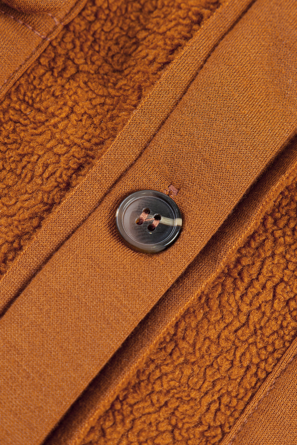 Flap Pocket Buttoned Jacket | Brown