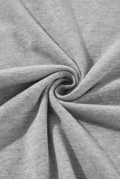 Crew Neck Pleated Tank Top | Gray