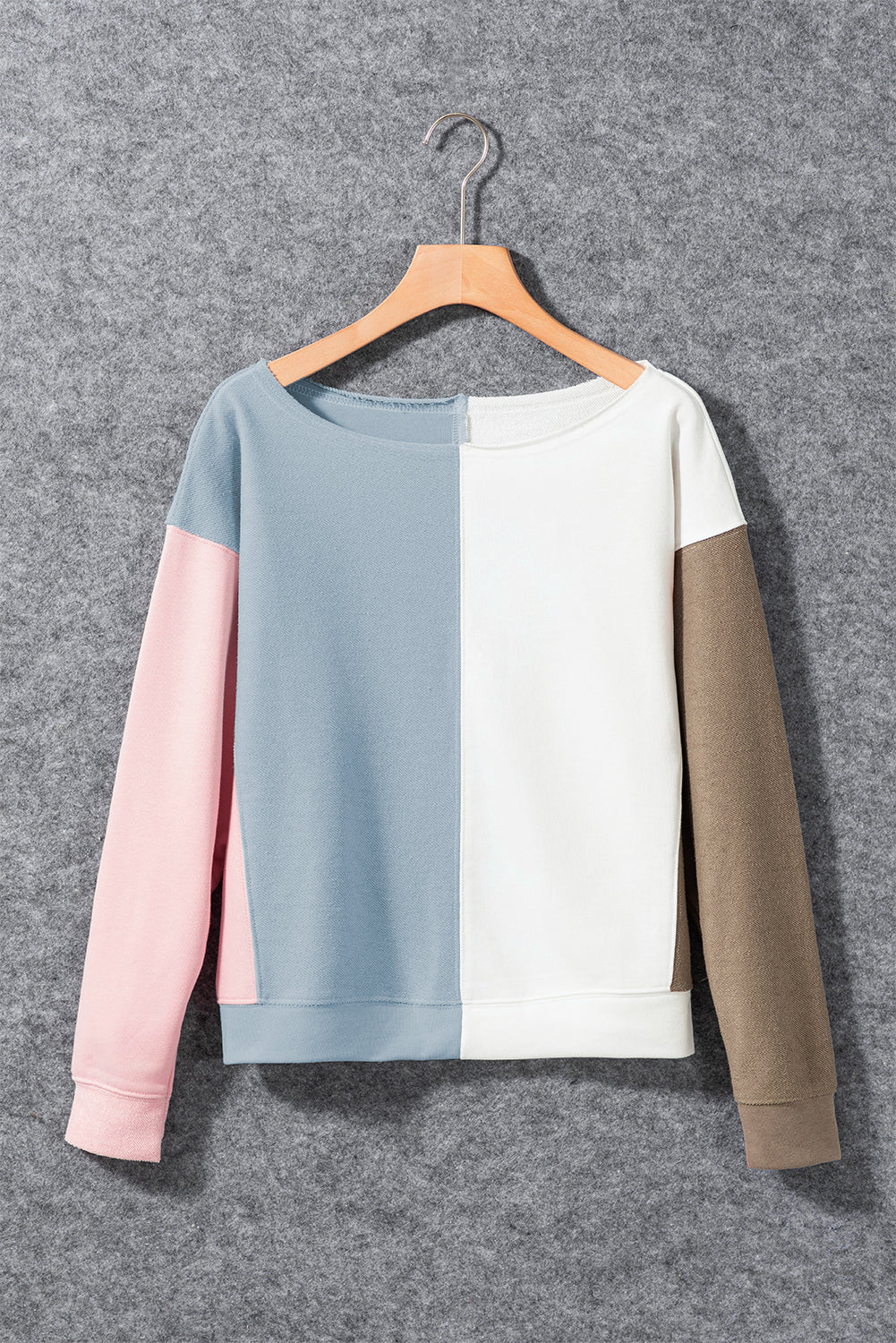 Colourblock Dolman Sleeve Sweatshirt | Multicolour