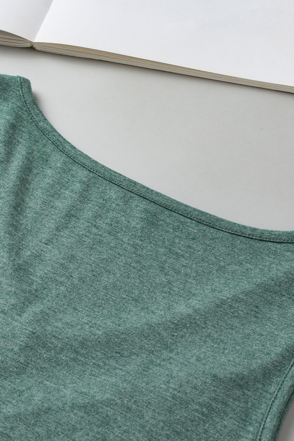 V Neck Ruched Tank Top | Mist Green