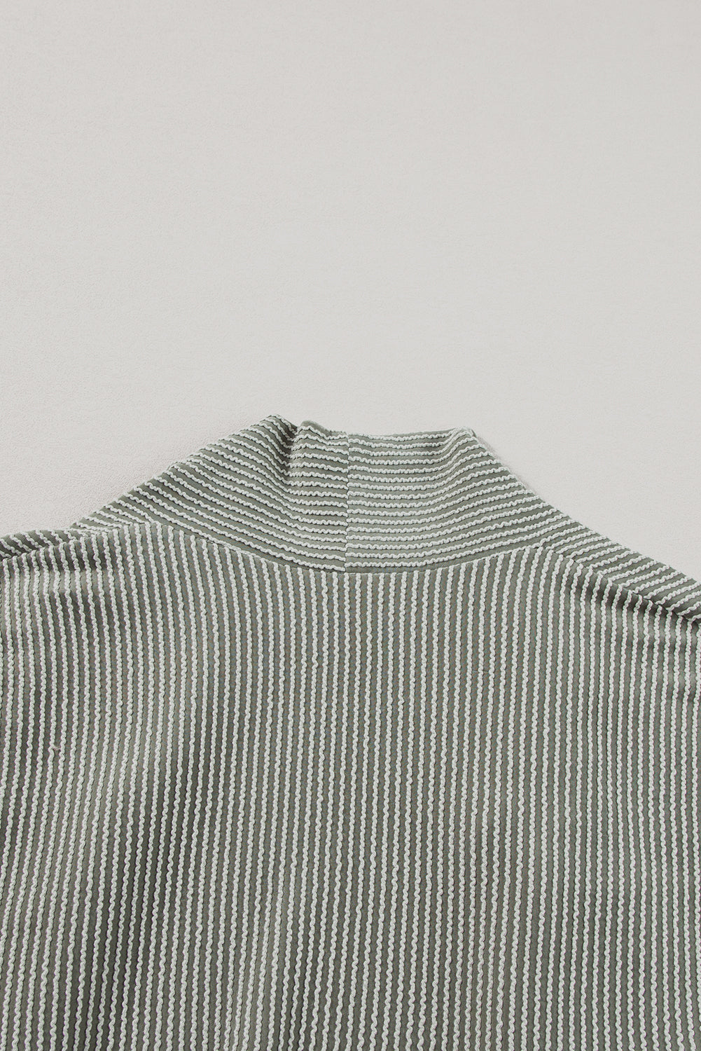 Corded Open Front Knit Cardigan | Moss Green