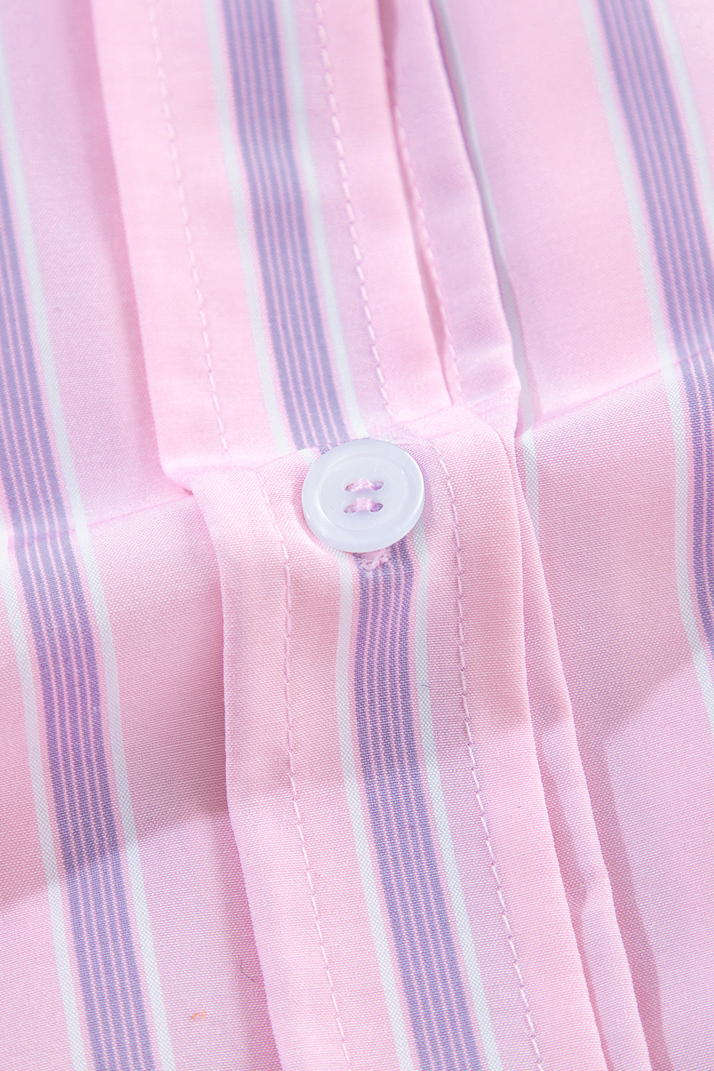 Chest Pocket Casual Shirt | Pink Stripe