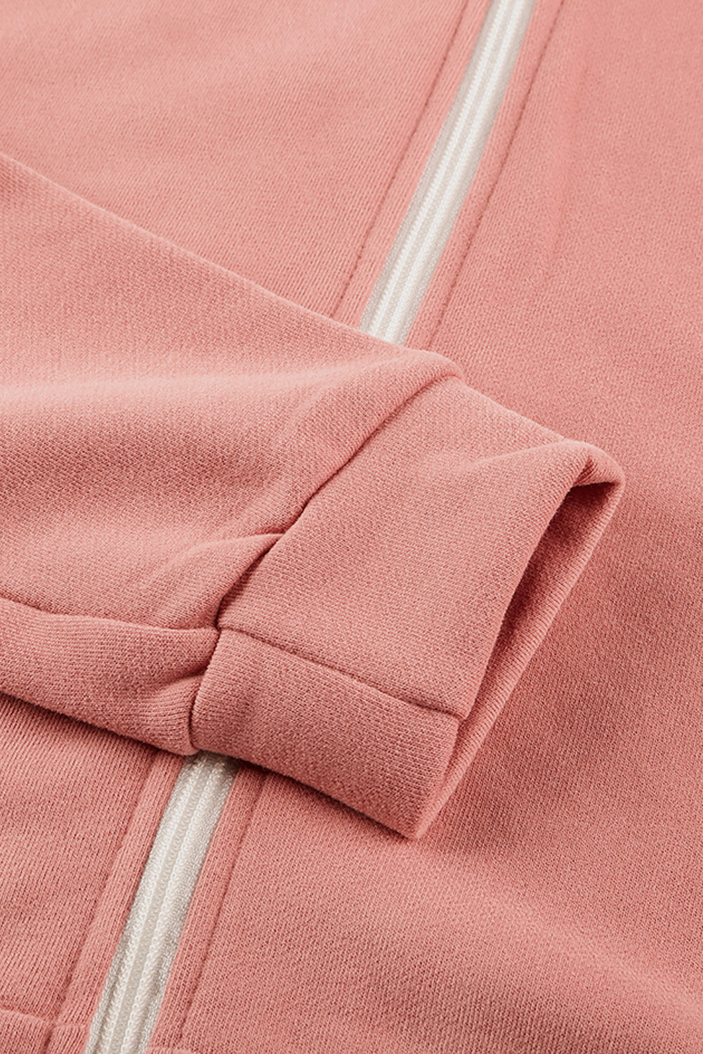 Zip-Up Hoodie Jacket | Pink