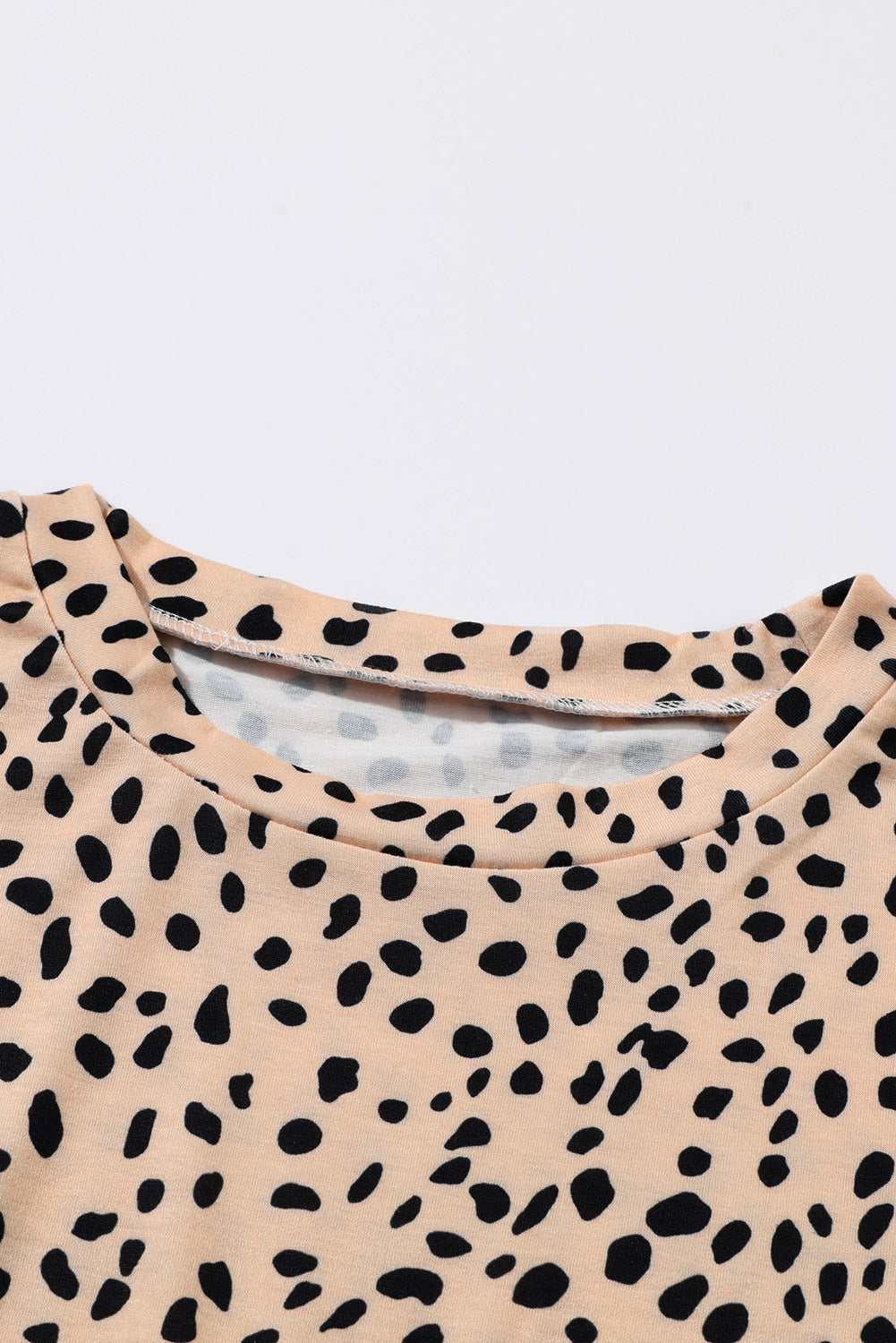 Long Sleeve Babydoll Dress | Leopard