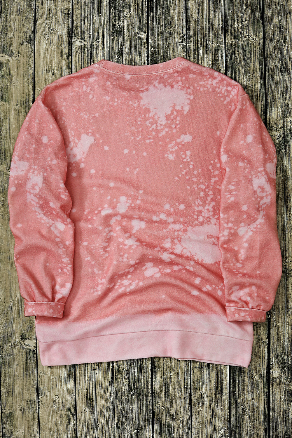 Tie Dye Autumn Pumpkin Graphic Drop Shoulder Sweatshirt | Pink